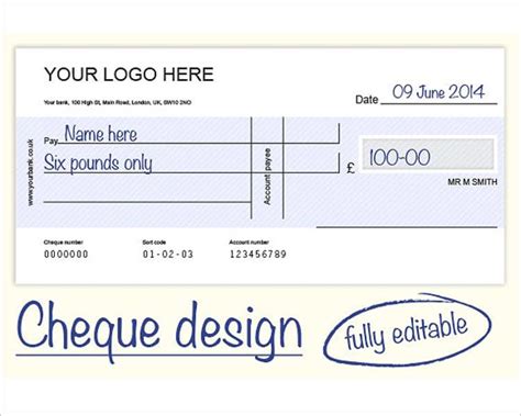 editable cheque template.